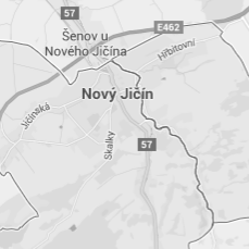 Mapa Nového Jičína