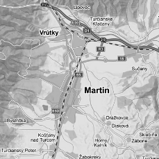 Mapa Martina